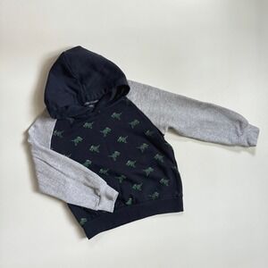 Boys Kids Free Planet Dinosaur Christmas Hoodie Raglan Long Sleeve Size 6